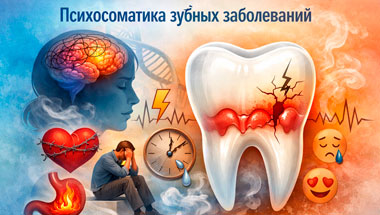 Психосоматика зубных заболеваний — причины и связь…