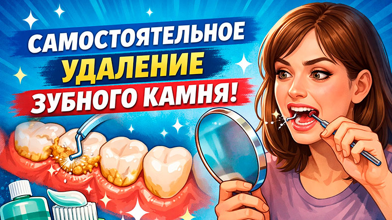 Самостоятельное удаление зубного камня: мифы, риски…